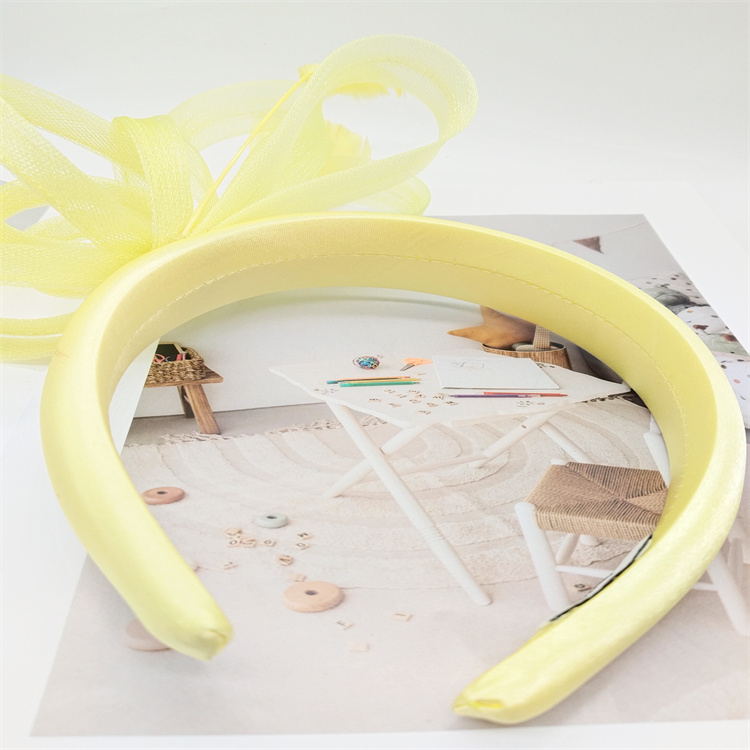 Audited Hairband Accessories Factory Wholesale Wonderful Custom Colors Sinamay Fascinators for Women