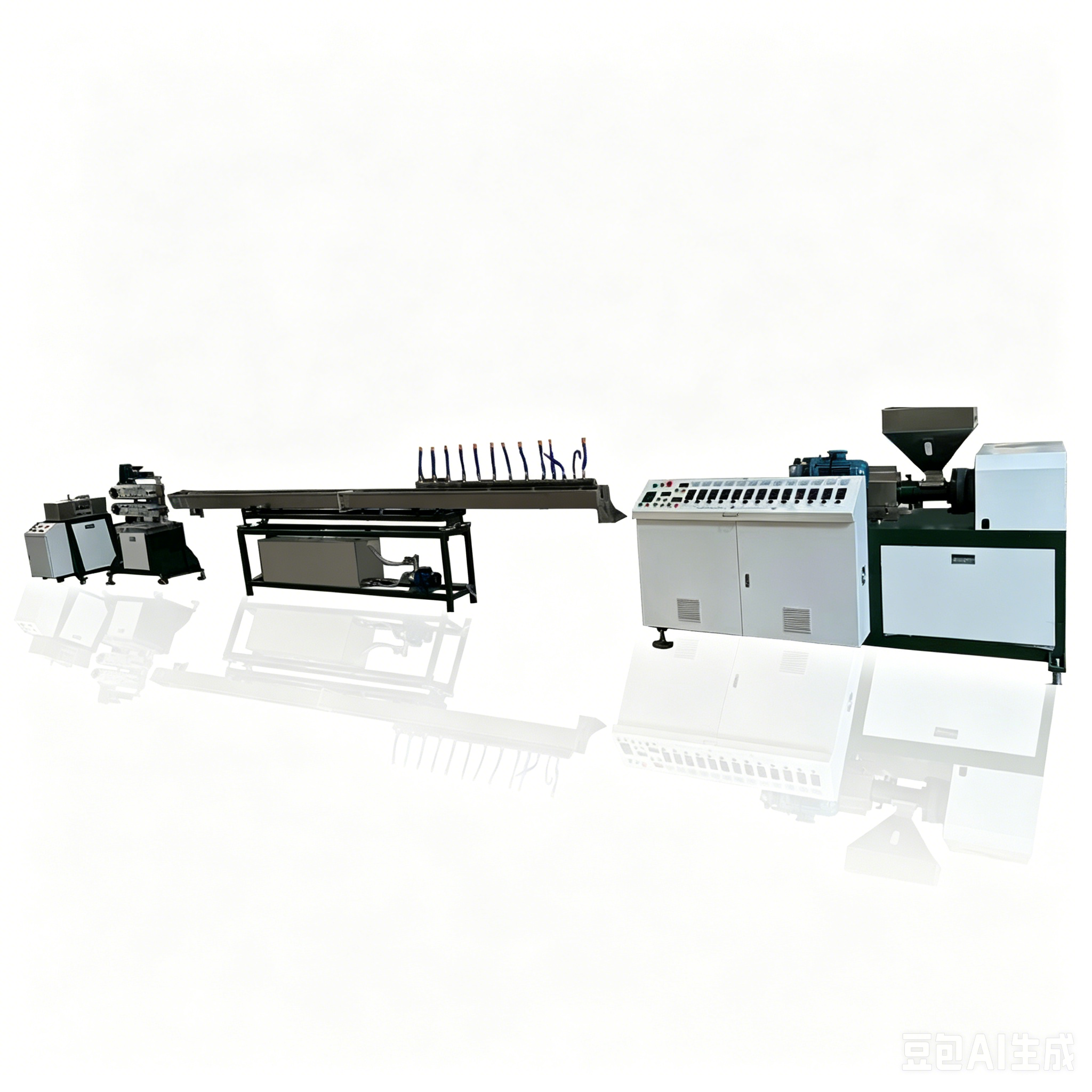 TPU Spiral Hair Coil Spring Hair Band Extruder Machine Colorful Elastic Hair Ring Production Line