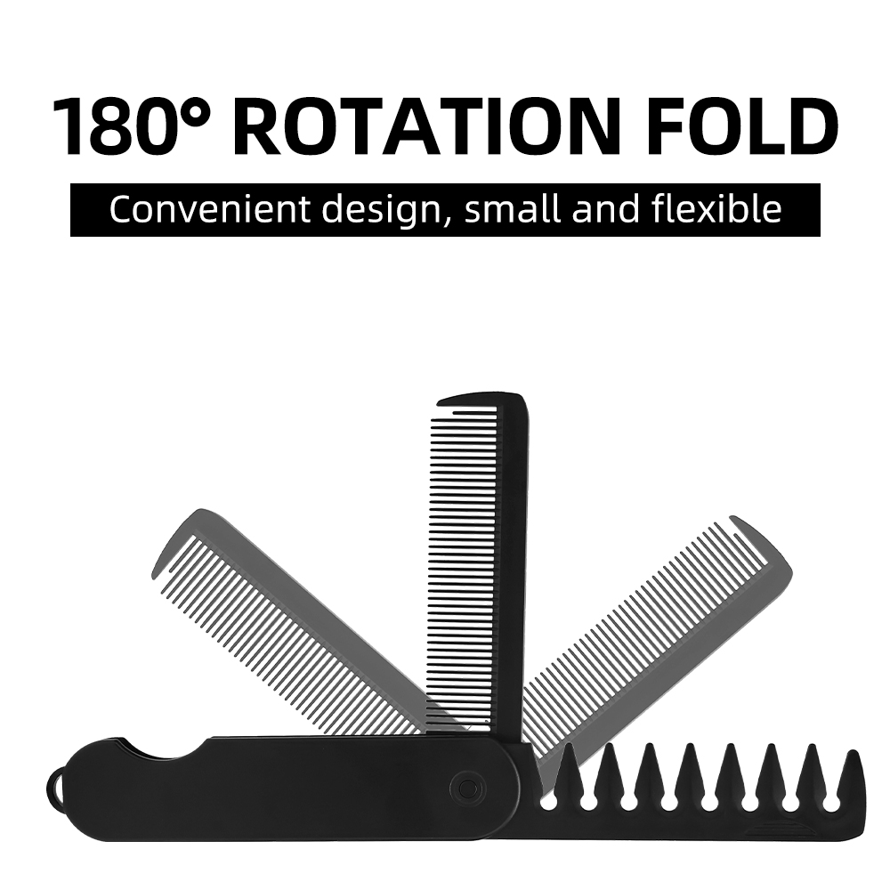 Wholesale Folding Hair Comb Travel Pocket Mini Convenient Hair Brush Comb
