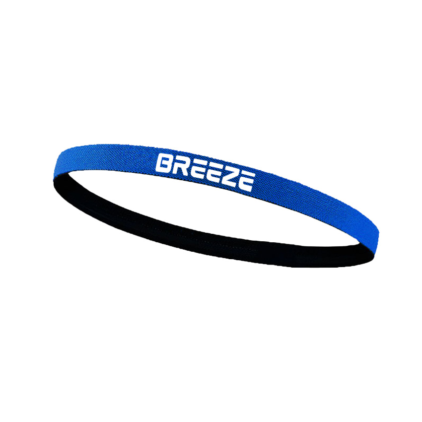 Custom Elastic Silk Hair Accessories Running Headband with logo