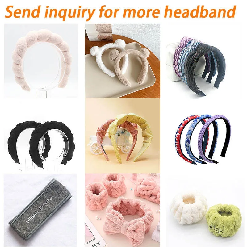 Stretch Knitted Sport Headband Yoga Elastic Hair Bands for Women Hair Accessories