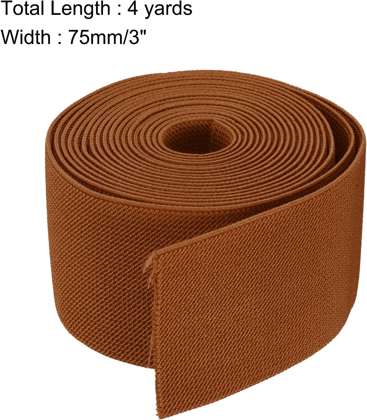 Knit Elastic Bands for Sewing Black Heavy Stretch High Elasticity Flat Webbing Smooth Elastic Band