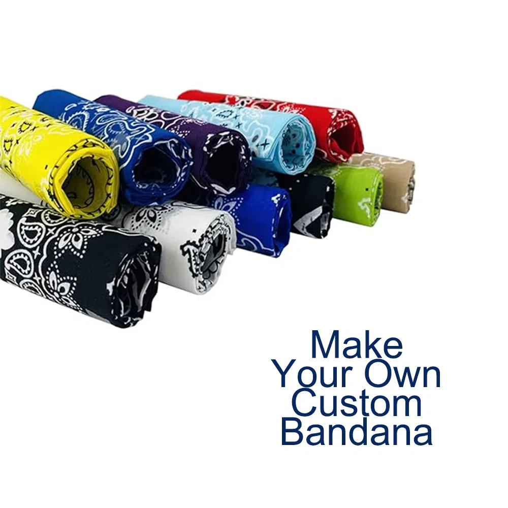 Custom Square Sport Bandanas with Fast Production and Delivery