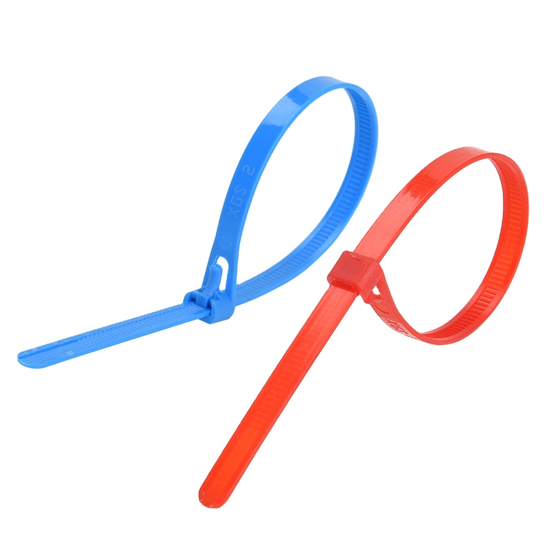 RUNBO 4.8*250mm Colorful Releasable Nylon Zip Ties Black White Red Yellow Blue Green Cable Ties For Electrical Cables Wholesale