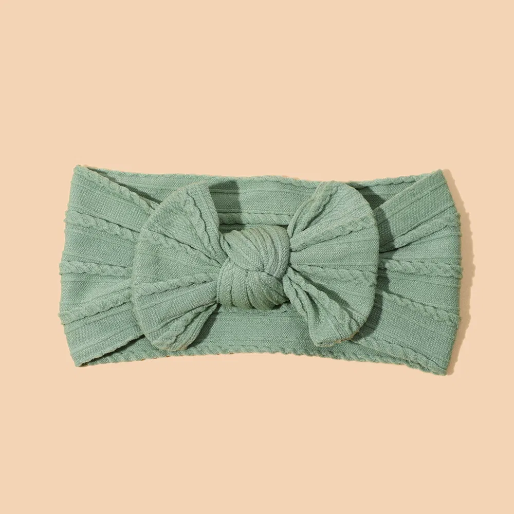 2025 New Children's Hair Accessories, Jacquard Bow, Baby Hair Band