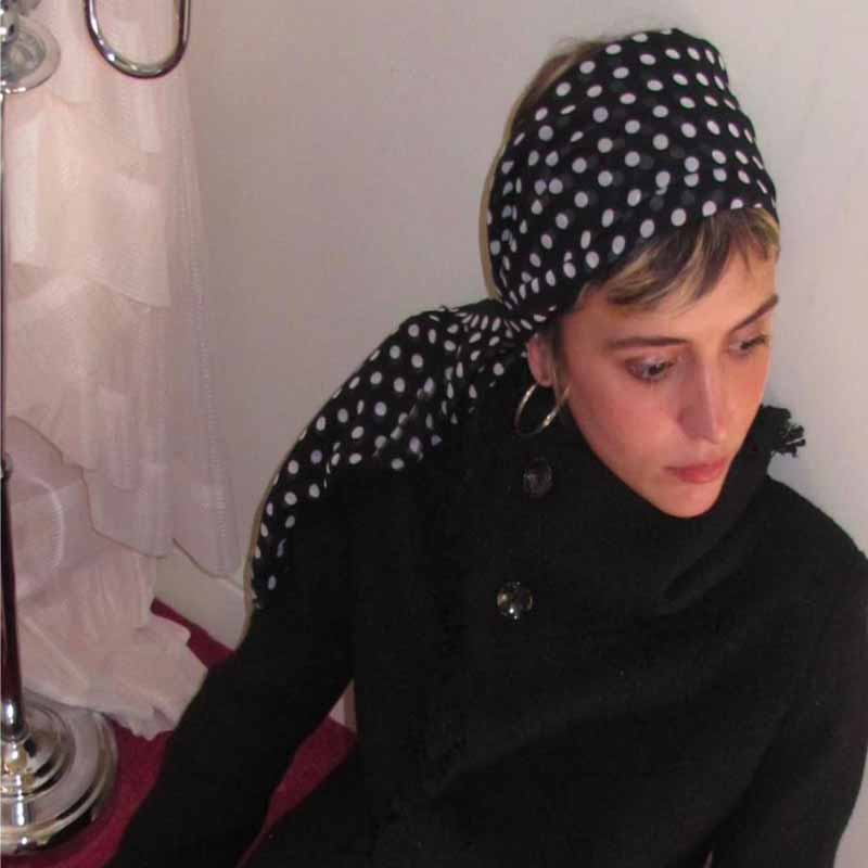 Silk Chiffon Headband Hippie Style