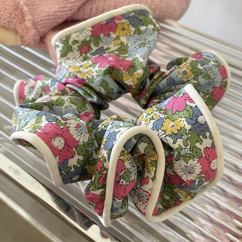 High Quality Floral Hair Band Sweet Fabric Hair Rope Accessories