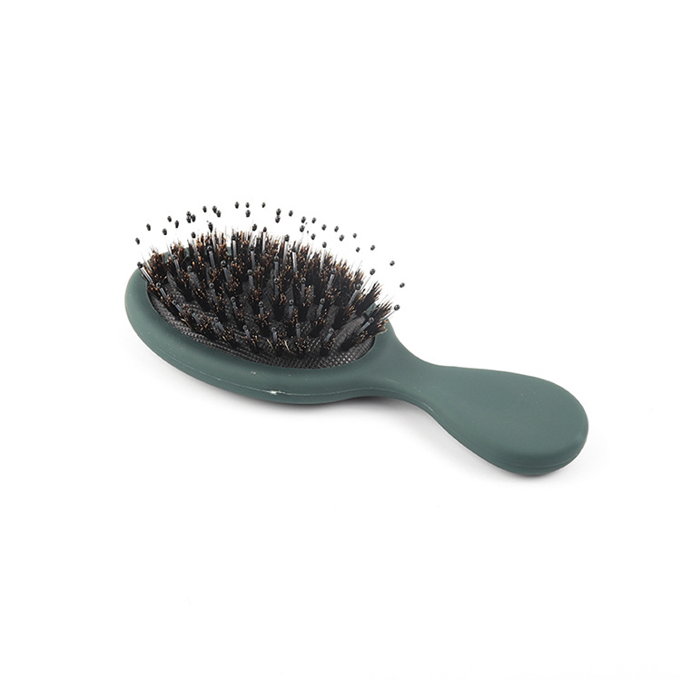 Factory Private Label Mini Airbag Comb Multicolor Boar Bristles Air Cushion Massage Detangle Hair Brush