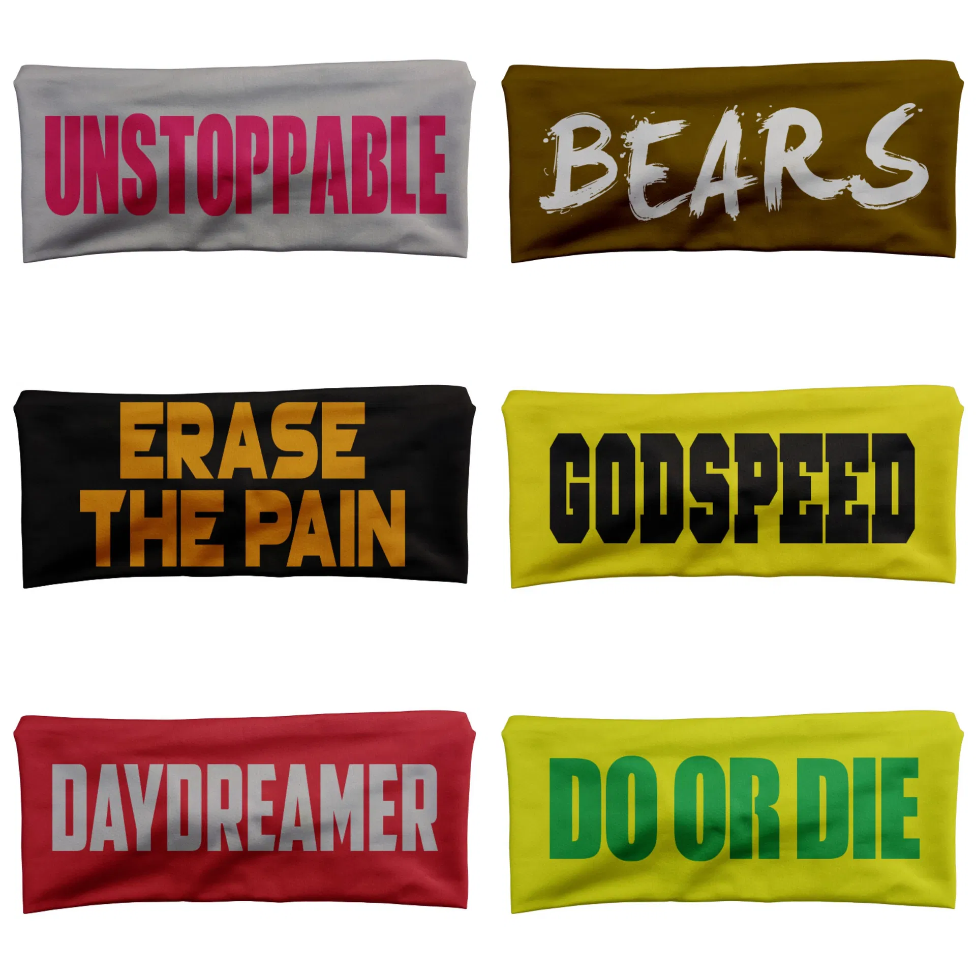 Custom Logo Solid Plain Football Baseball Headbands Gym Workout Headband Sweatbands for Sports Head Hair Accessories