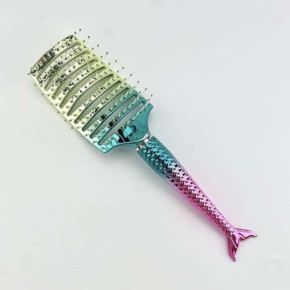 Goat Hair Powder Brush Manufacturing Customizable Mild Material Smooth Glide Hair Comb