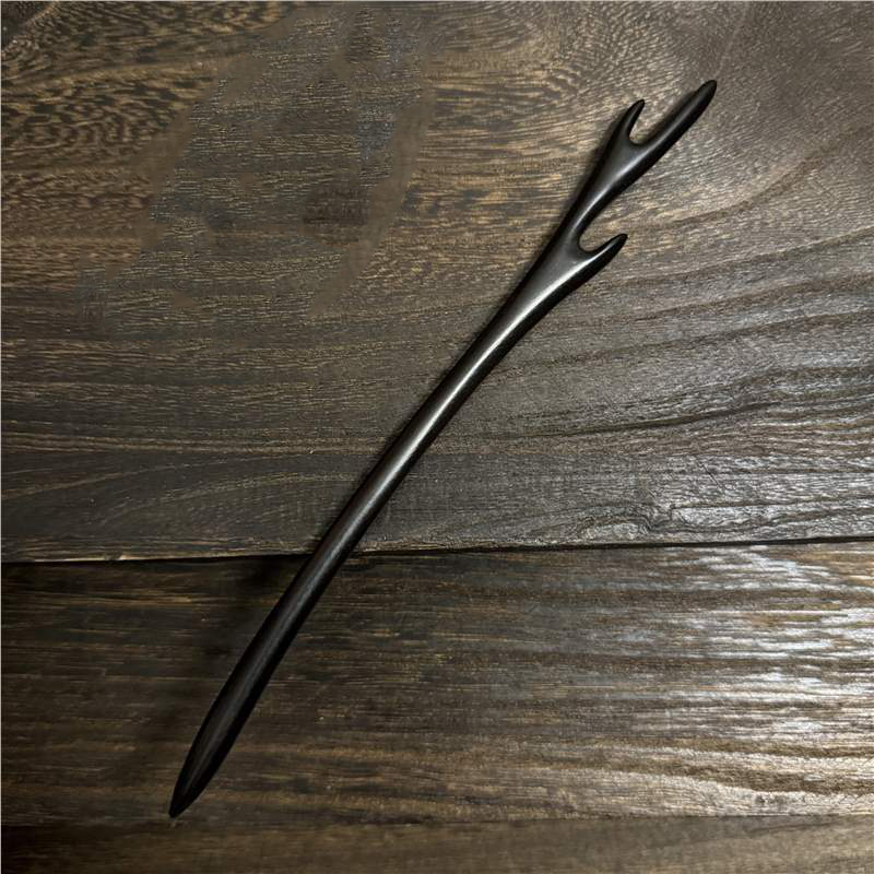 Purple Sandalwood Hairpins Simple Wood Hair Stick Handmade Sandalwood Hairpins