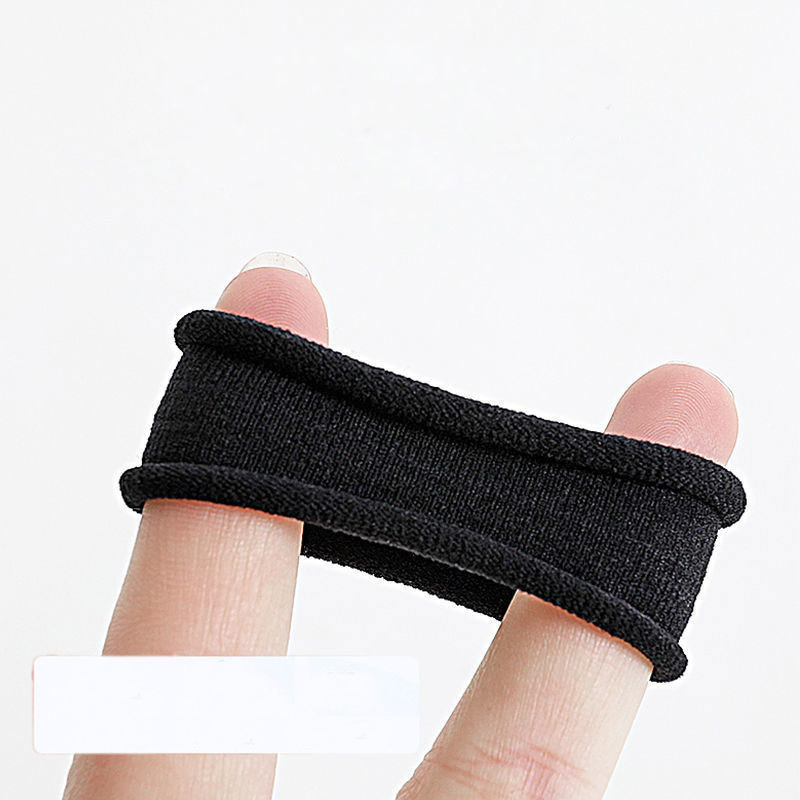 Wholesale 4/5/6 Cm Black Thickened Seamless Toweling Tie up Hair Elastic Hair Band for Women Lady Girl Hair Tie
