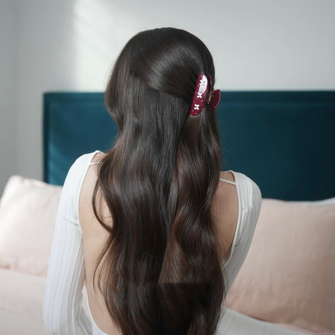 Wholesale French Simple Handmade Hair Claw Clip for Girls Fashion Acetate Bowknot Hair Gripper Claw Headwear Accessories Jewelry