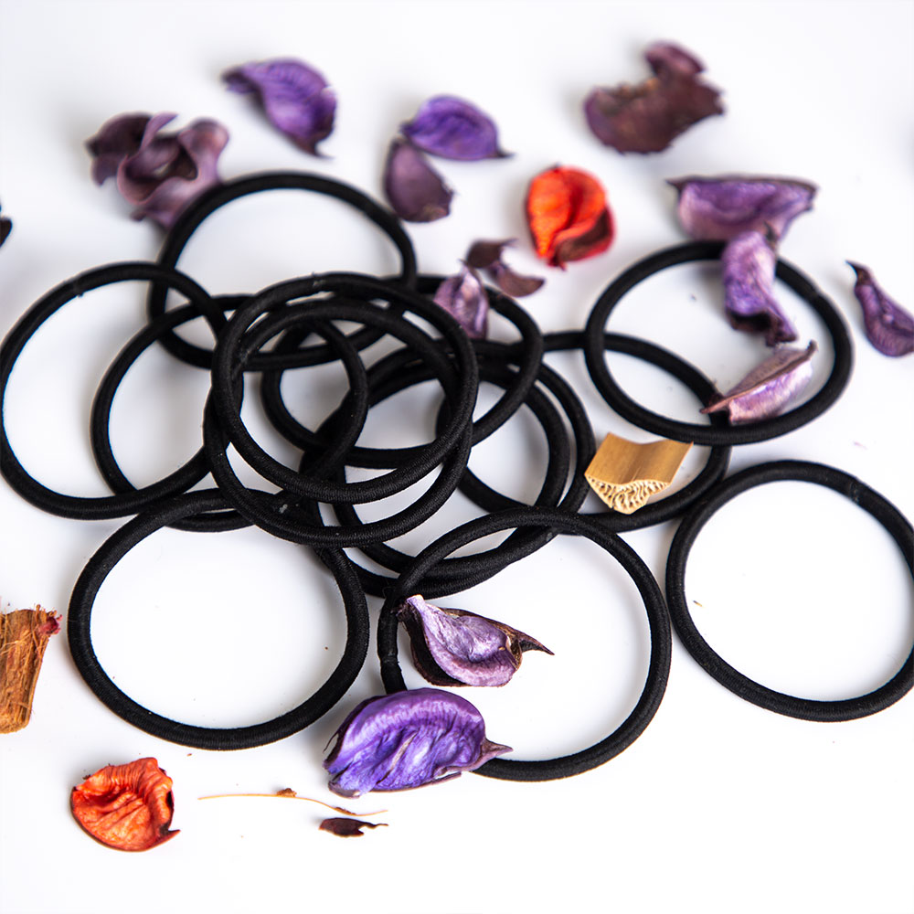 XINZHEN Classic Color Brown Blonde 4mm Hair Tie Band Elastic Hair Rope Environmentally Friendly Hair Tie
