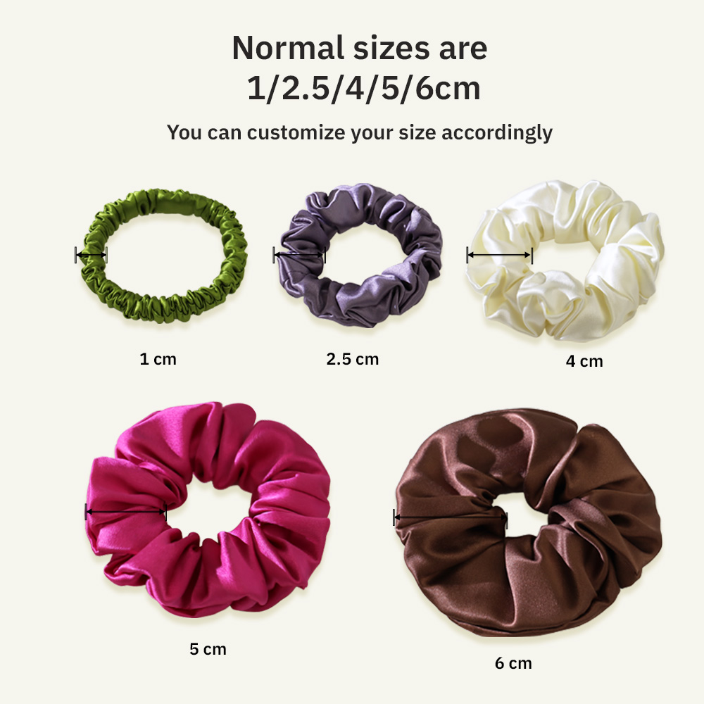 Silk Scrunchies Rubber Head Bands Elastic Hair Tie For Women Girls Hair Accessories Satin Silk Hairbands Flower Headpiece