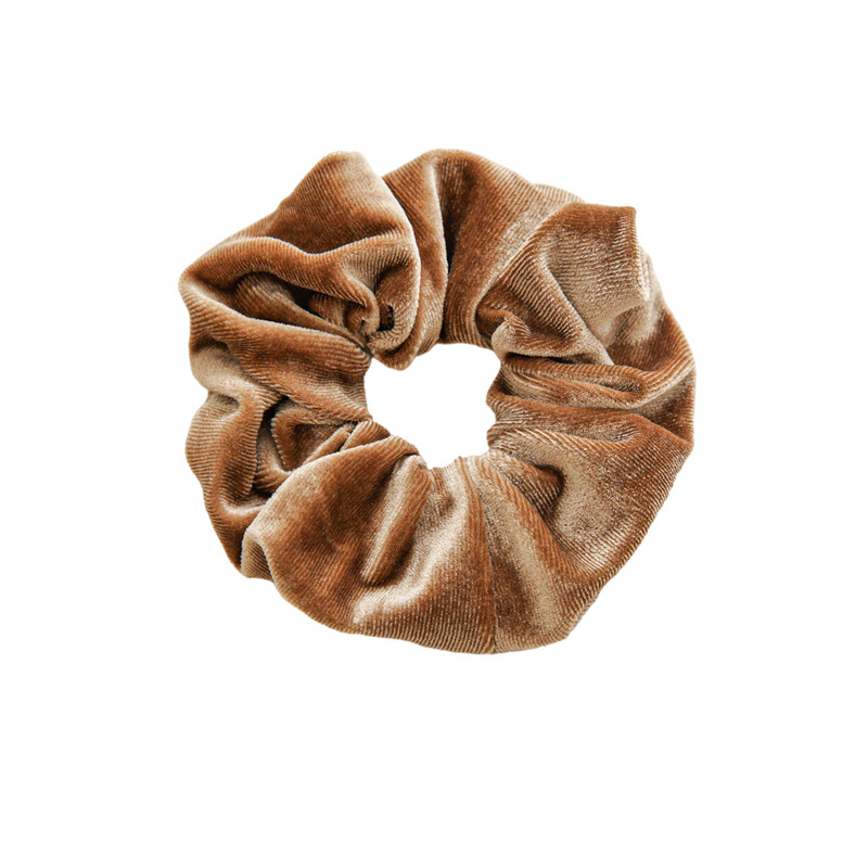 2025 Charm Hair Accessories Velvet Large 12cm Elastic Hair Strap Velvet Hairband Logo Customization