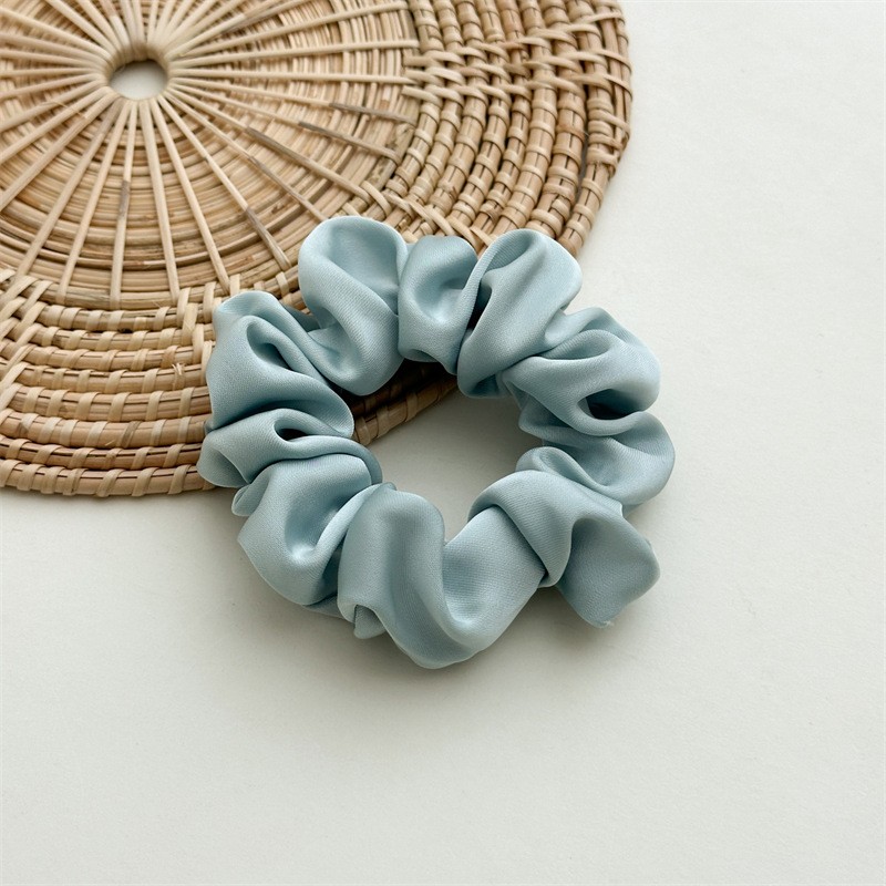Autumn New Satin Silk Scrunchies Ladies Fashion Everything High Elastic High Quality Hair Accessories Manufacturers