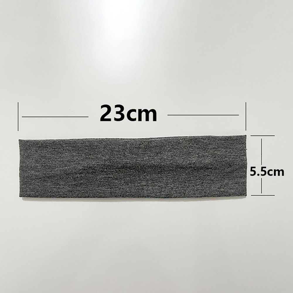 Wholesale Custom Logo Thin Elastic Moisture-wicking Polyester Yoga Tennis Basketball Running Exercise Sports Sweatband Headbands