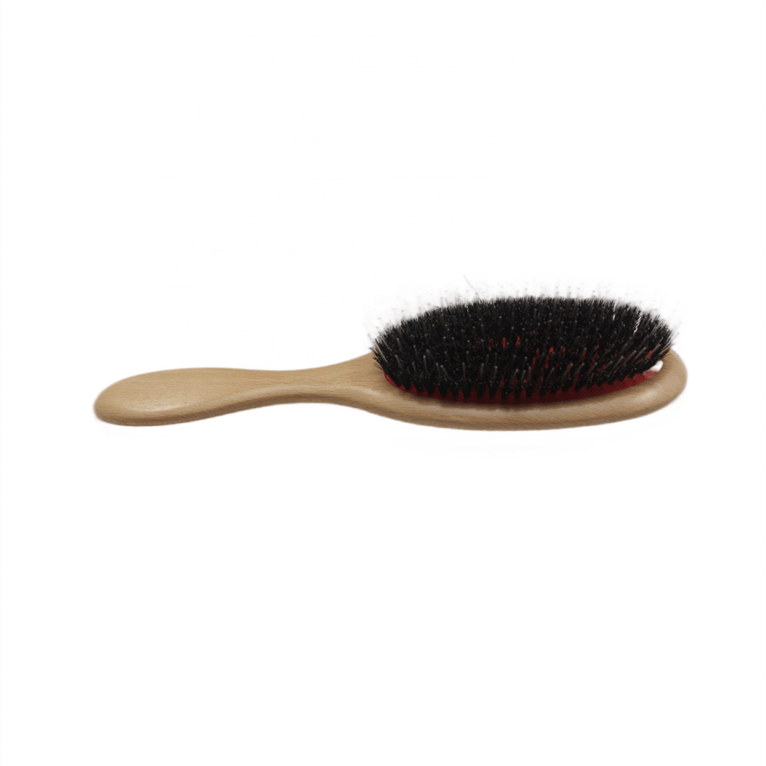 Wooden Hair Brush Detail 1