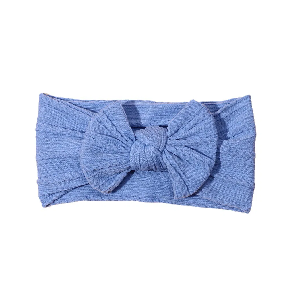 2025 New Children's Hair Accessories, Jacquard Bow, Baby Hair Band