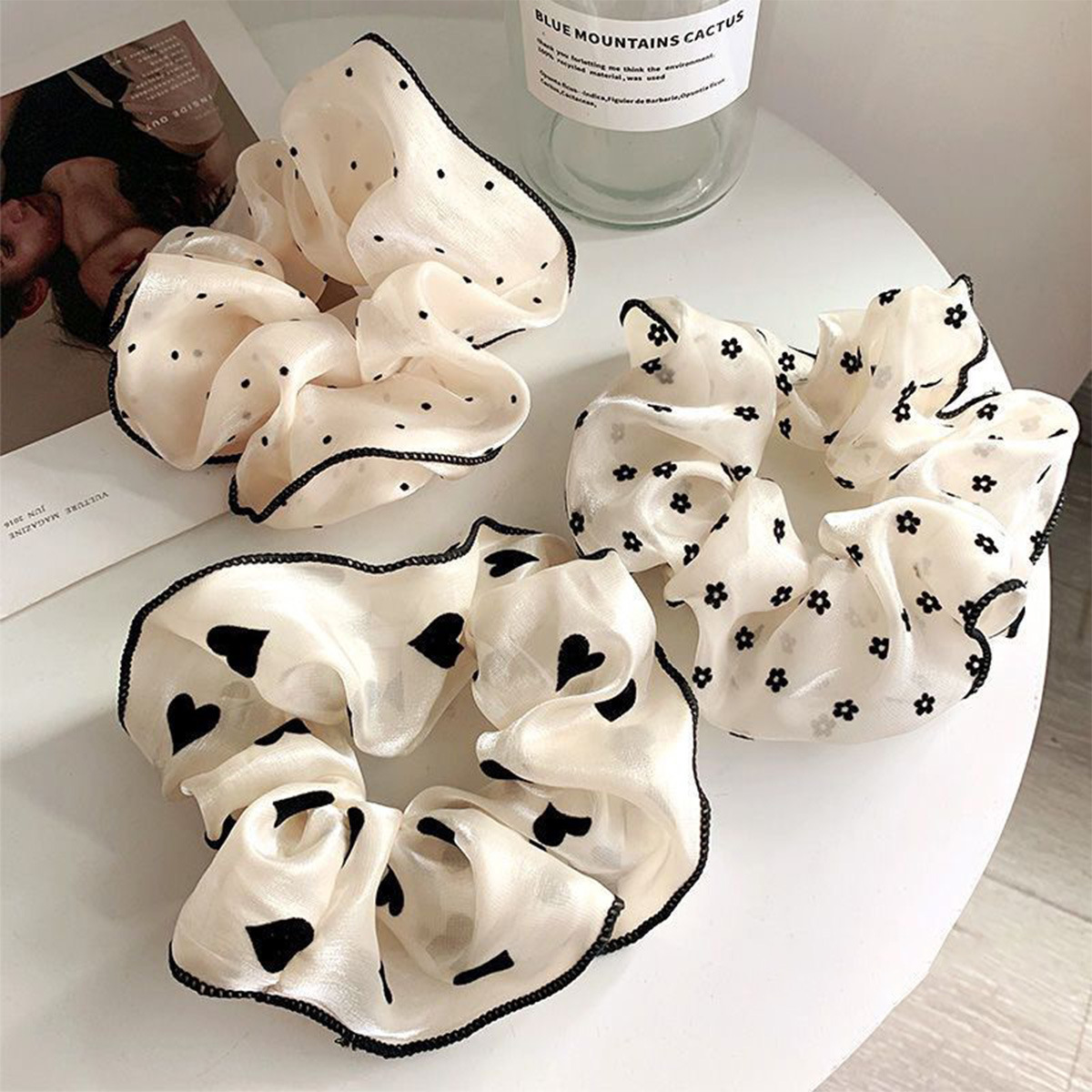 Made in China Oversized Silk Scrunchie Handmade Hair Accessories Personalised Scrunchie