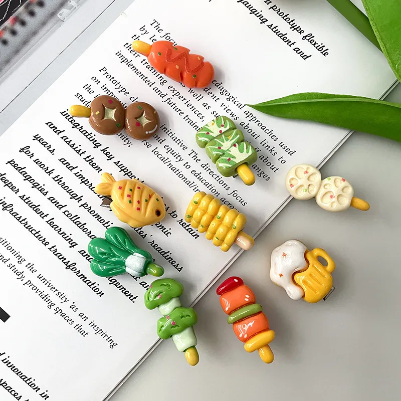 Simulated Food Hair Clip