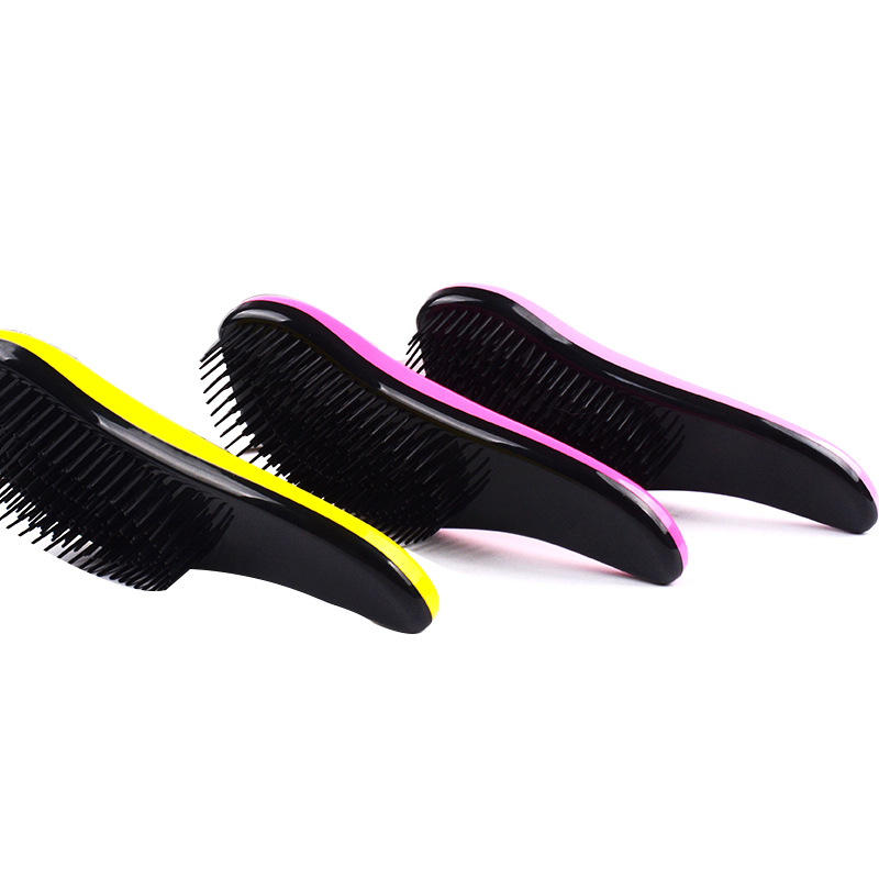Baby Kids And Women Hair Brush Combs Salon Anti-static Brush Tangle Wet Dry Plastic Handle Tangle Curly Detangling Hair Brush
