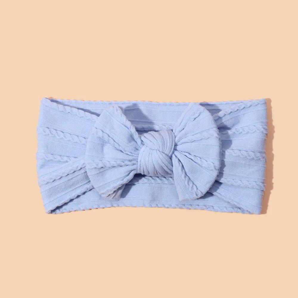 2025 New Children's Hair Accessories, Jacquard Bow, Baby Hair Band