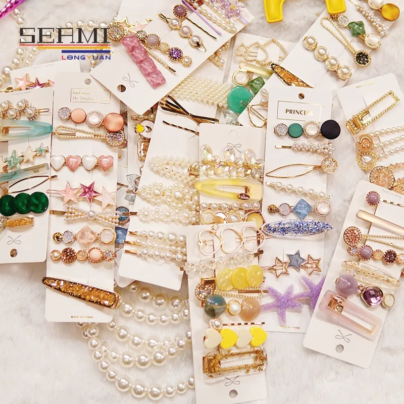 Decorate Hairstyle Customized Glittery Dainty Fashion Hair Plastic Accessory for Daily Makeup