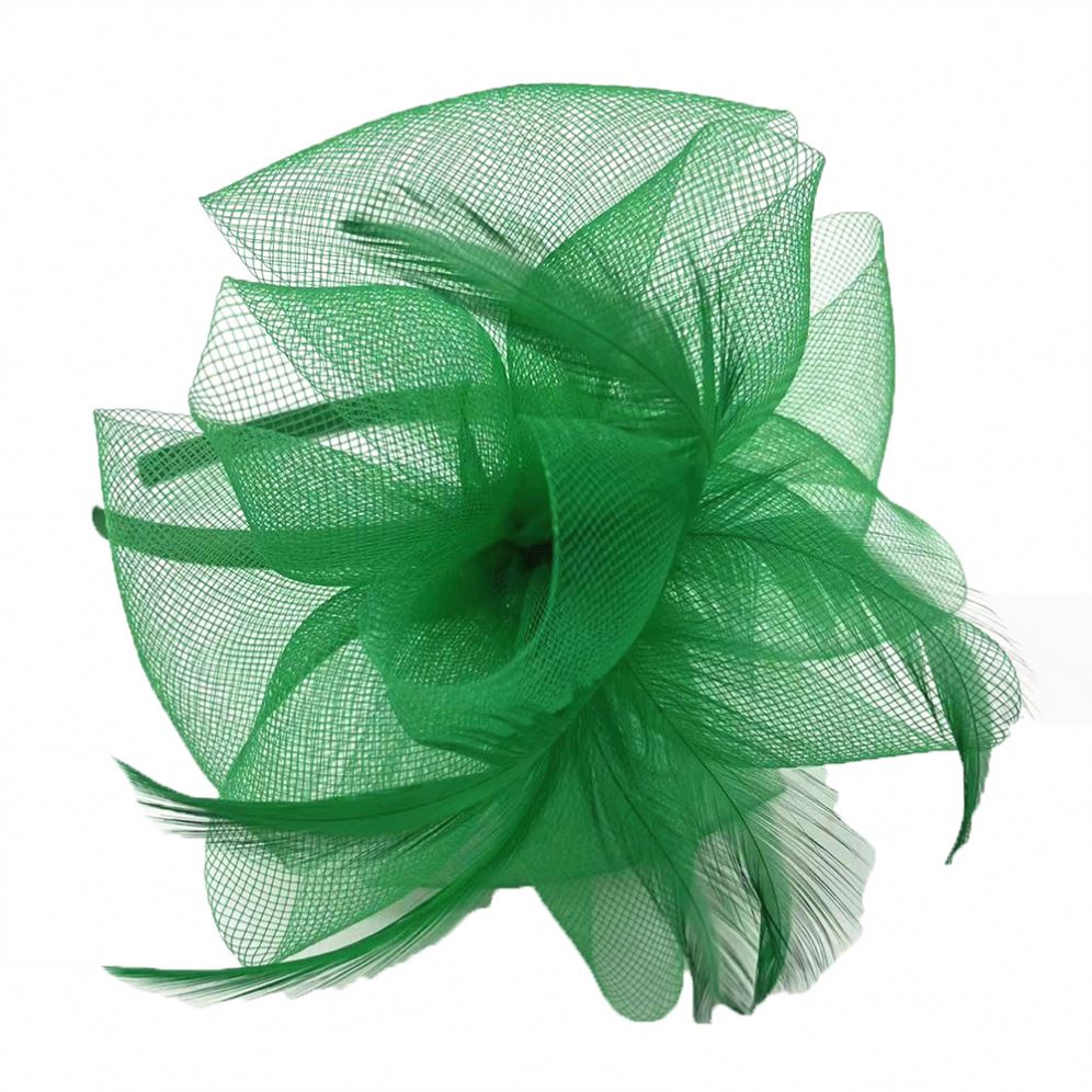 Audited Hair Accessories Factory Wholesale Wonderful Custom Colors Sinamay Fascinators for Women