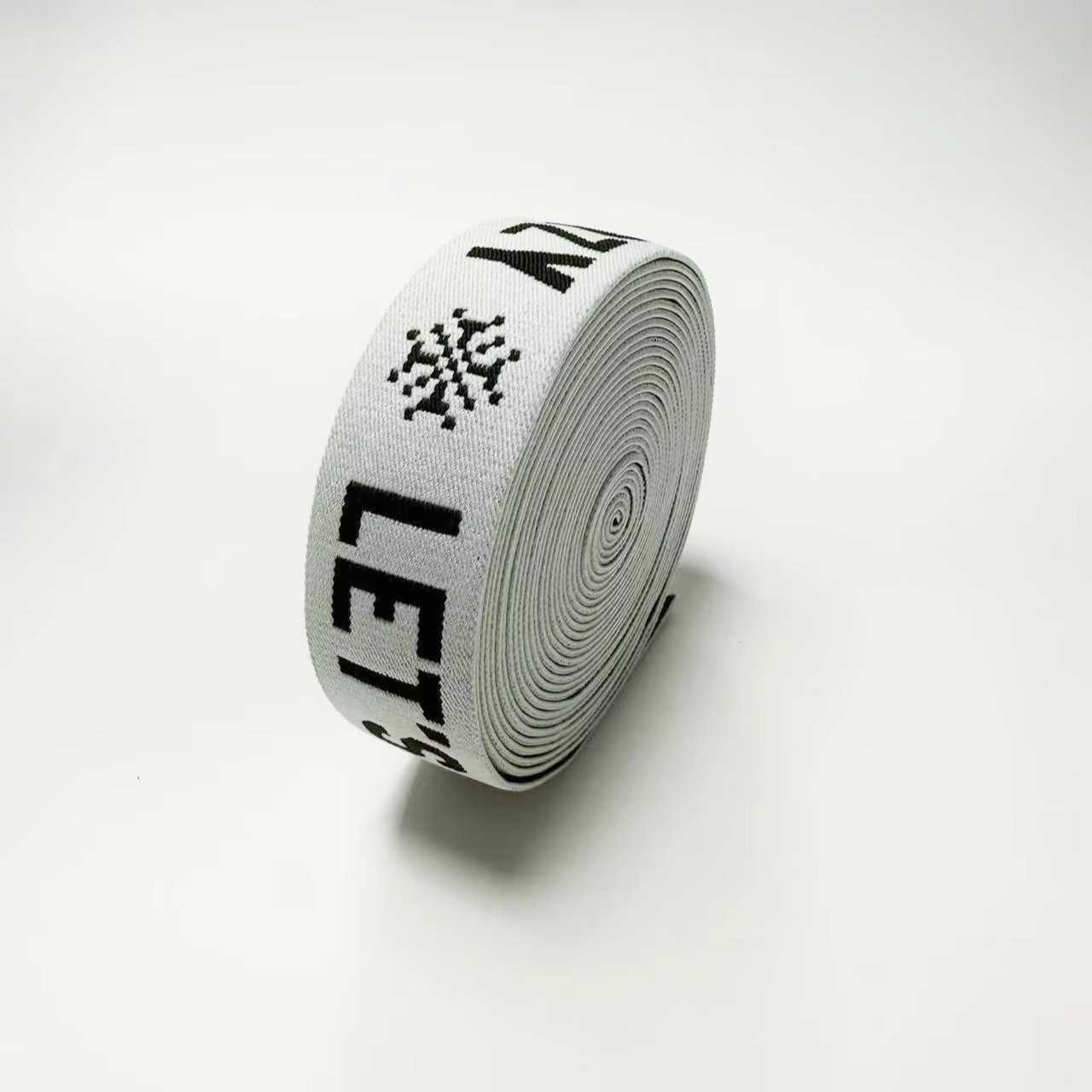 Wholesale Custom Logo Soft Polyester Elastic Band Ribbon Multi-Colored Stripes Jacquard Woven In Herringbone Style For Underwear