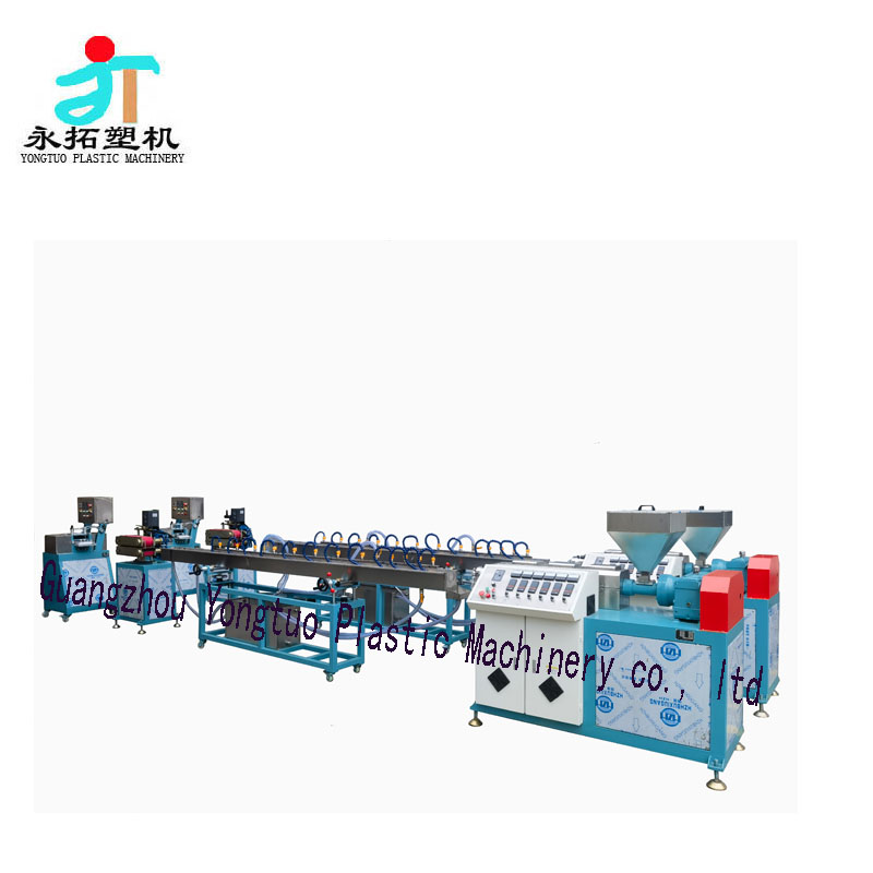 Hot Sale Multicolor PU TPU Plastic Rubber Band Spiral Hair Band Extrusion Making Production Line