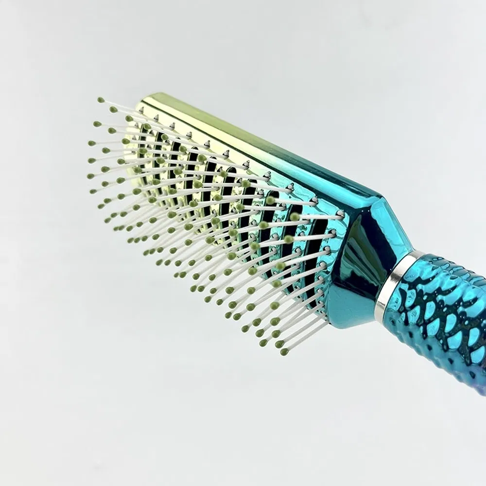 Goat Hair Powder Brush Manufacturing Customizable Mild Material Smooth Glide Hair Comb