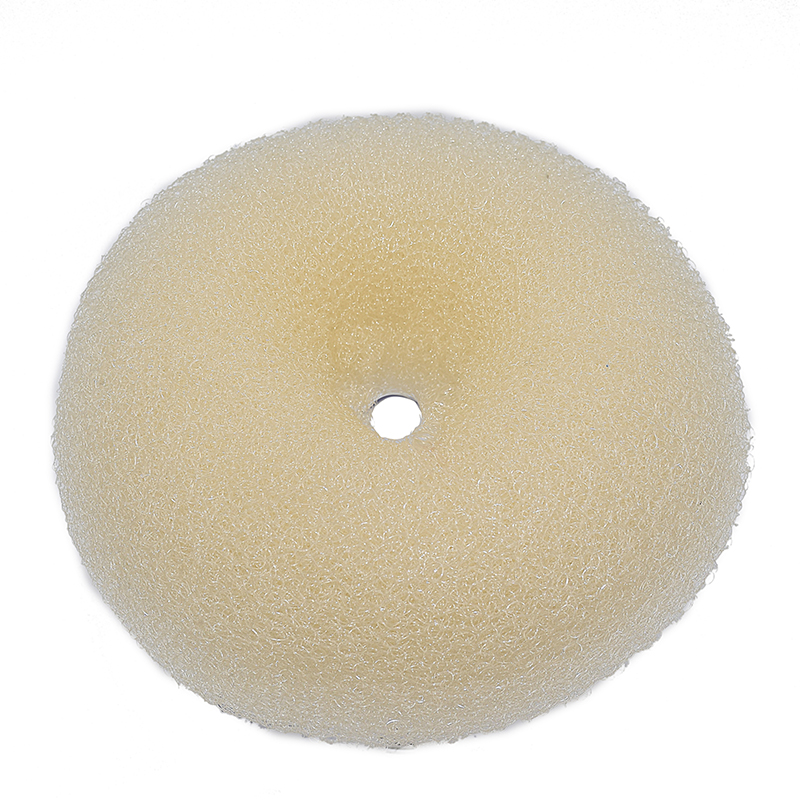 Wholesale Black/White/Brown Fashional Style Bun Hair Accessories Nylon Large Hair Donut Bun Shaper Maker For Women