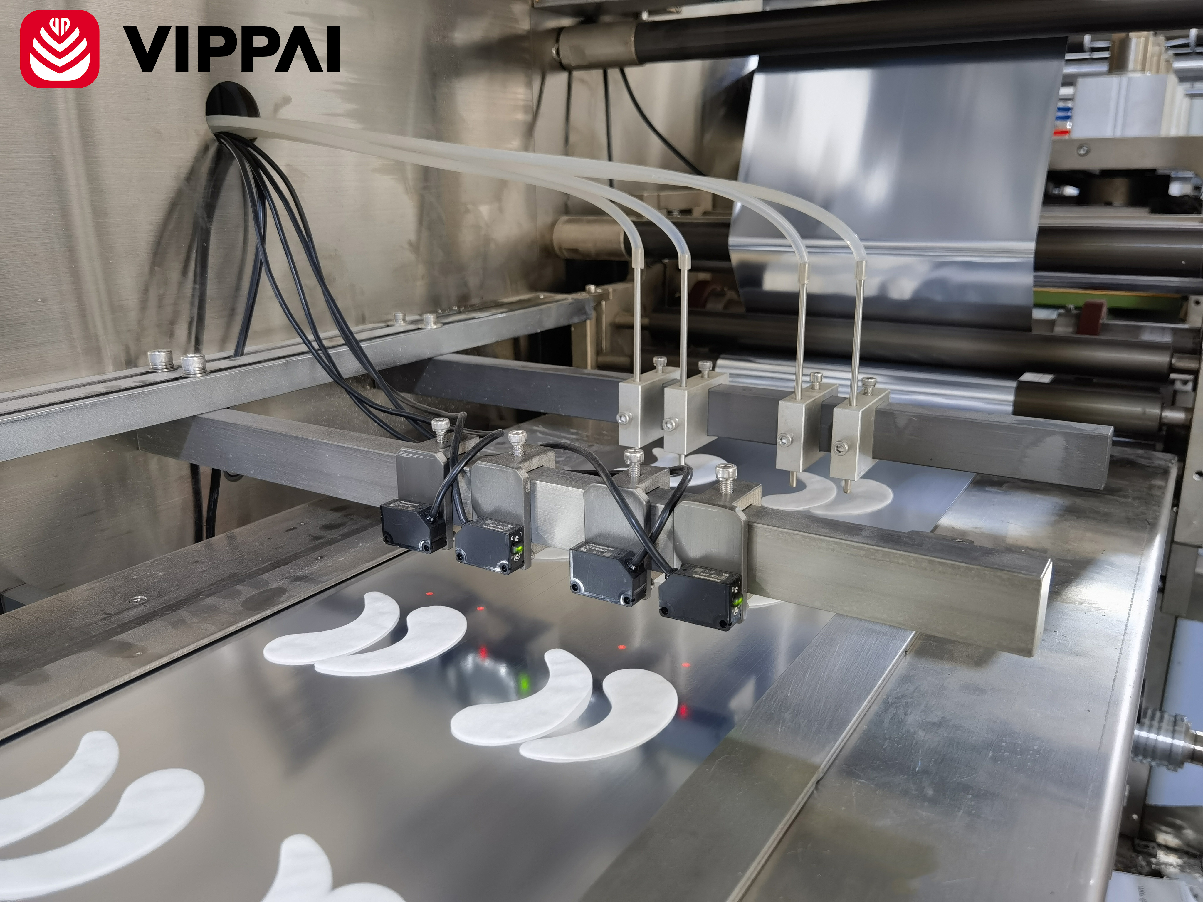 2025 VIPPAI Hot Automatic Cosmetics Beauty Under Eye Mask Patch Pad Making Manufacturing Machine
