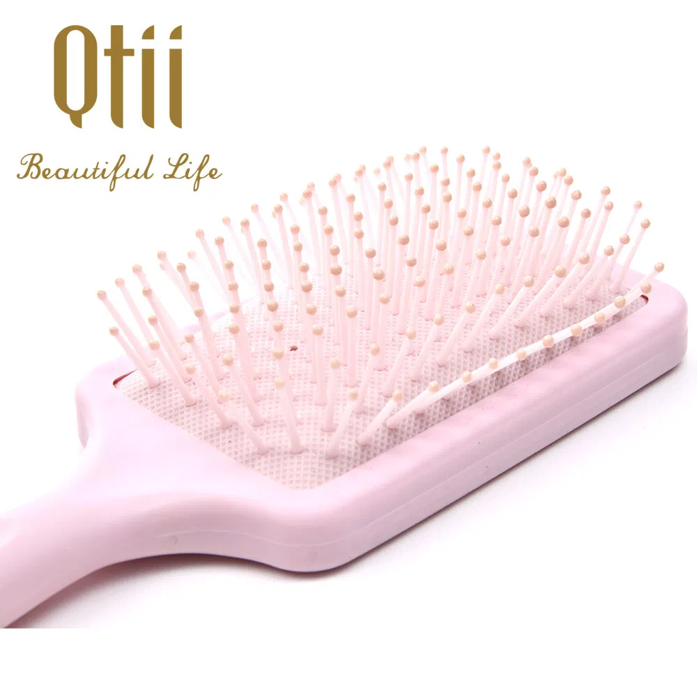 Fashion Air Cushion Paddle Shape Hair Brush with Glitter for Women and Kids