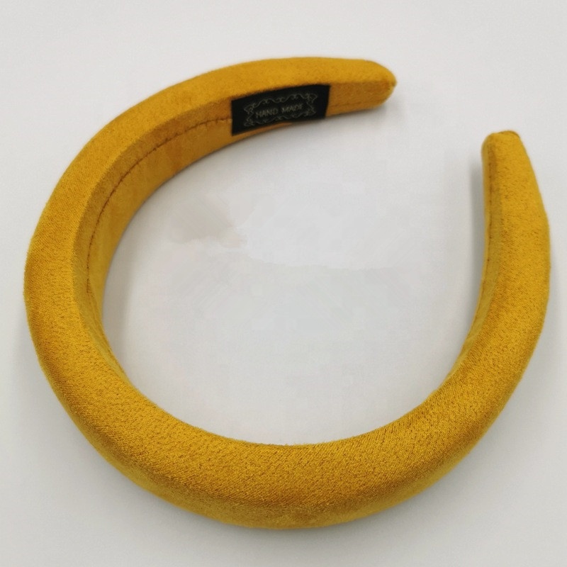 Factory Wholesale Popular Velvet Hair Band Colorful Sponge Headband for Women Elegant Fashion Glory Brand
