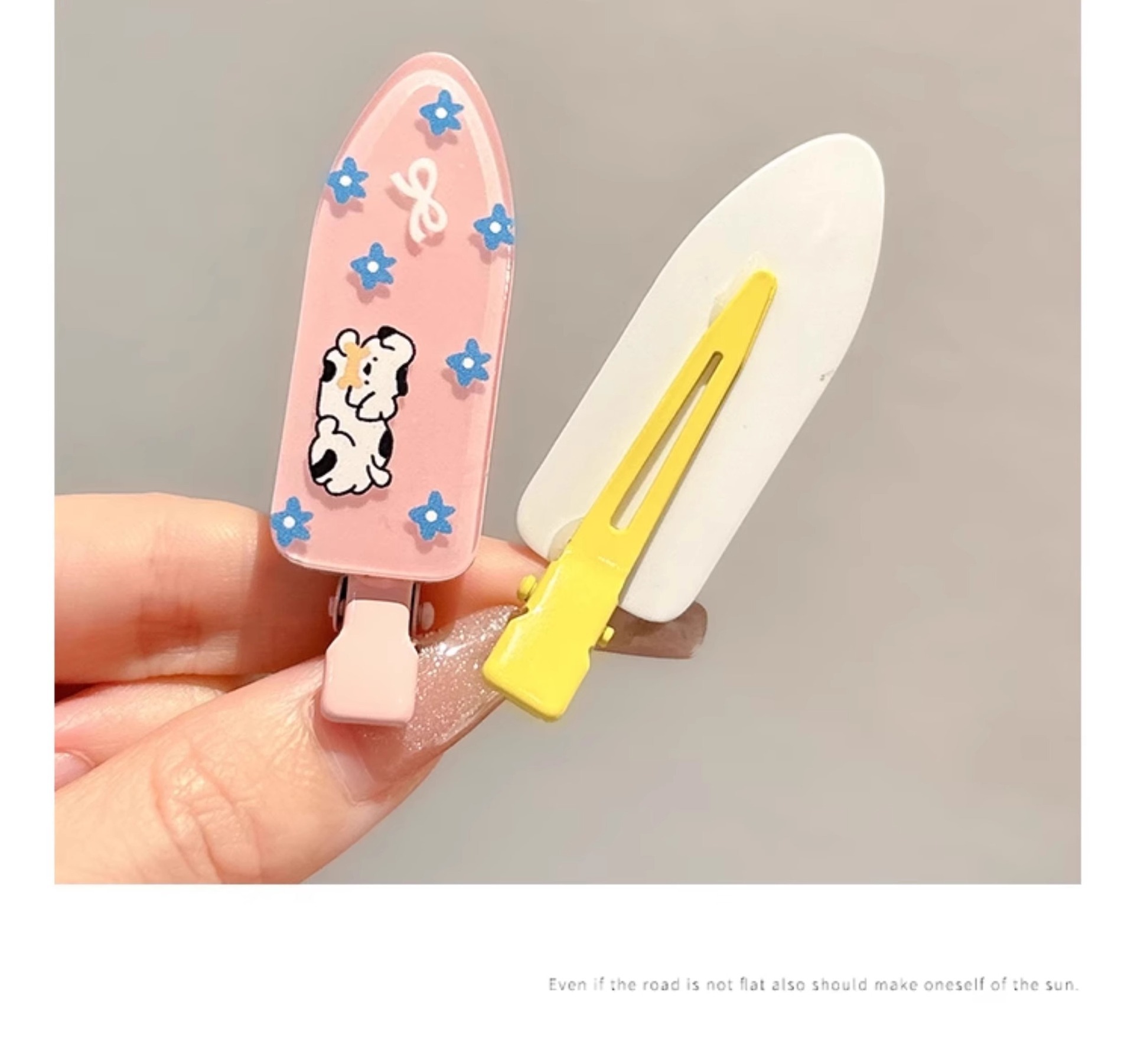 Custom Hair Clip Cute And Seamless Cartoon Hairpin With Side Fringe For The Forehead Delicate Hair Acessoriess Flower Hair Clips