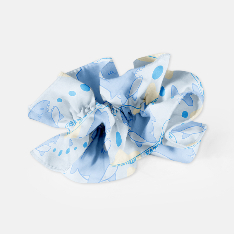 Custom Anime Scrunchies Hair Tie Wholesale Low MOQ Fabric Hair Accessories Manufacturer Elasticated Hair Scrunchies