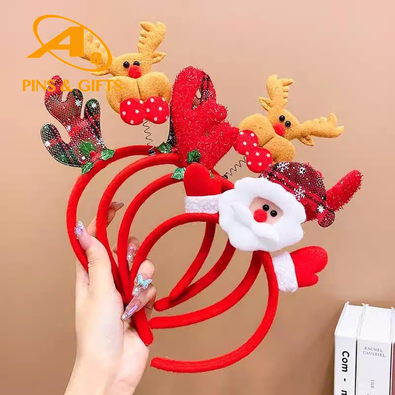 Stretchy Athletic Hairbands Custom Sublimation Printed Sports Designer Headband Christmas Tree Halloween Headband Hair Accessories Clips