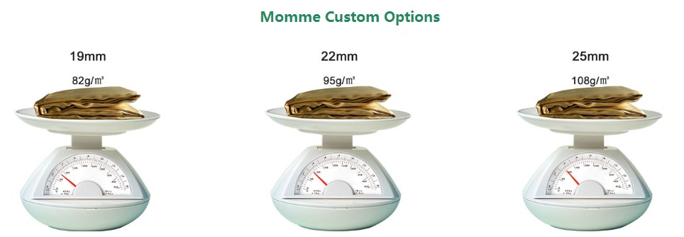 Momme Custom Options Info
