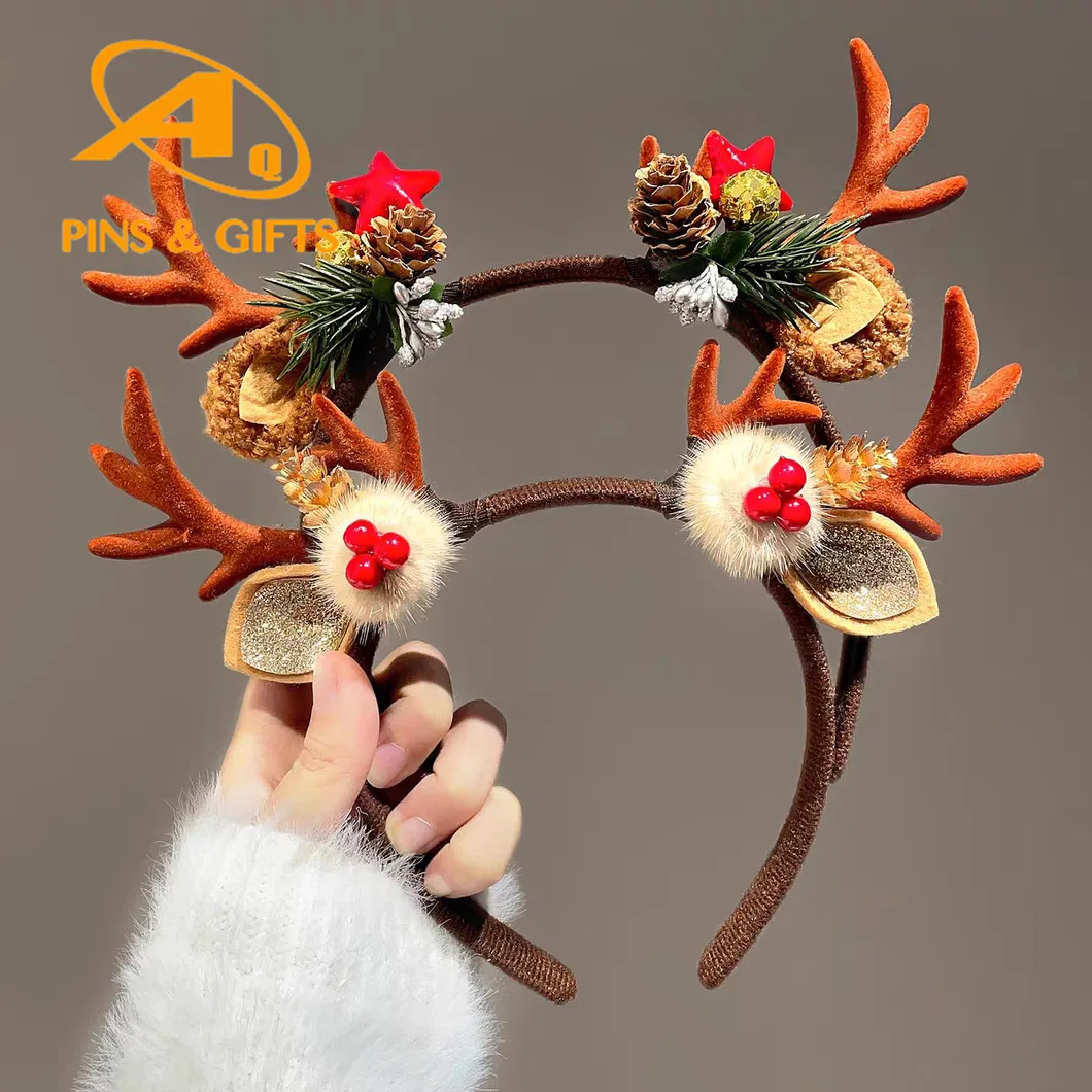 Stretchy Athletic Hairbands Custom Sublimation Printed Sports Designer Headband Christmas Tree Halloween Headband Hair Accessories Clips