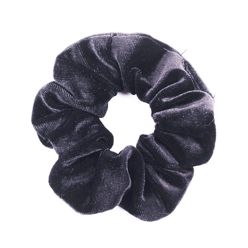 Fashion Hair Tie 46 Colors Velvet Large Intestine Hair Tie Adult Head Flower Hair Band Manufacturer
