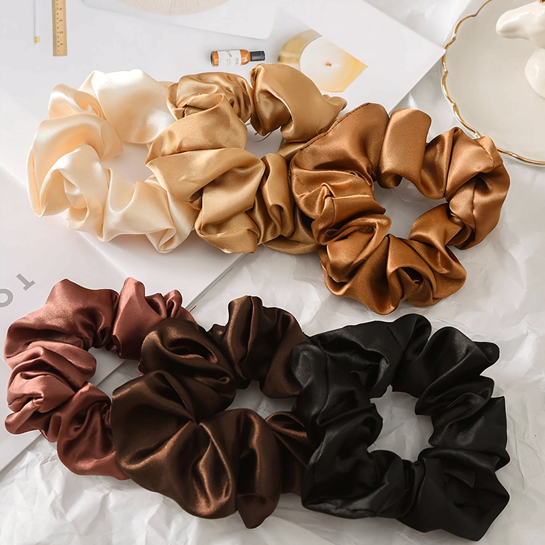 Satin Scrunchies Showcase
