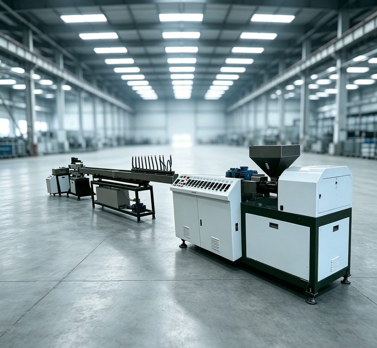 TPU Spiral Hair Coil Spring Hair Band Extruder Machine Colorful Elastic Hair Ring Production Line