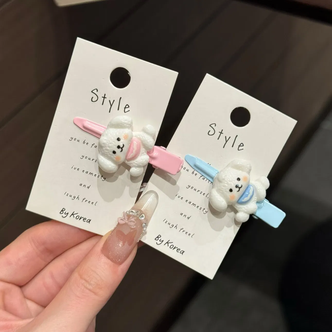 Cute Cartoon Long Eared Dog Hair Accessories