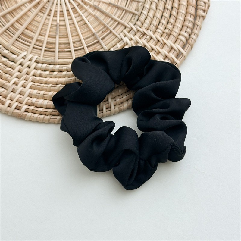 Autumn New Satin Silk Scrunchies Ladies Fashion Everything High Elastic High Quality Hair Accessories Manufacturers