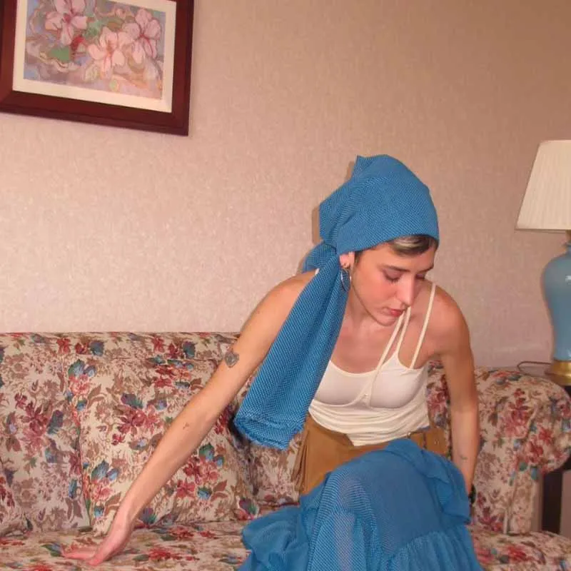 Silk Chiffon Headband Hippie Style
