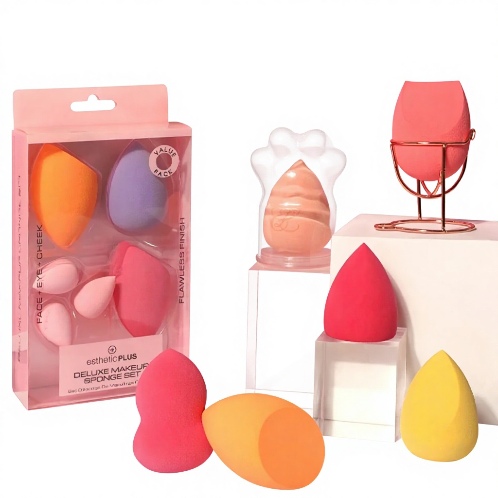 2024 New Arrivals Beauty Private Label Super Soft Hydrophilic Marble Makeup Puff Facial Usage Washable Cosmetic Tool