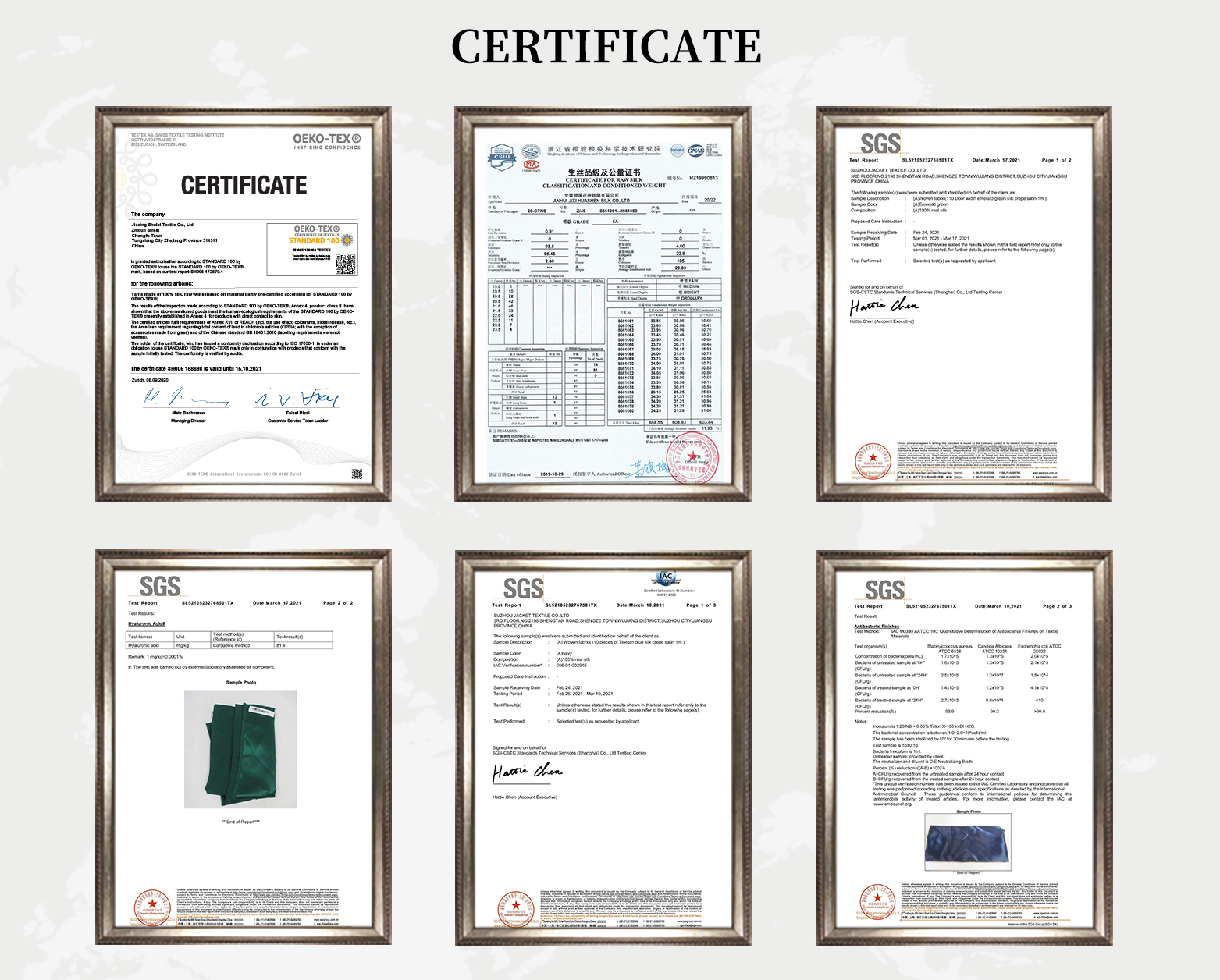 certificates